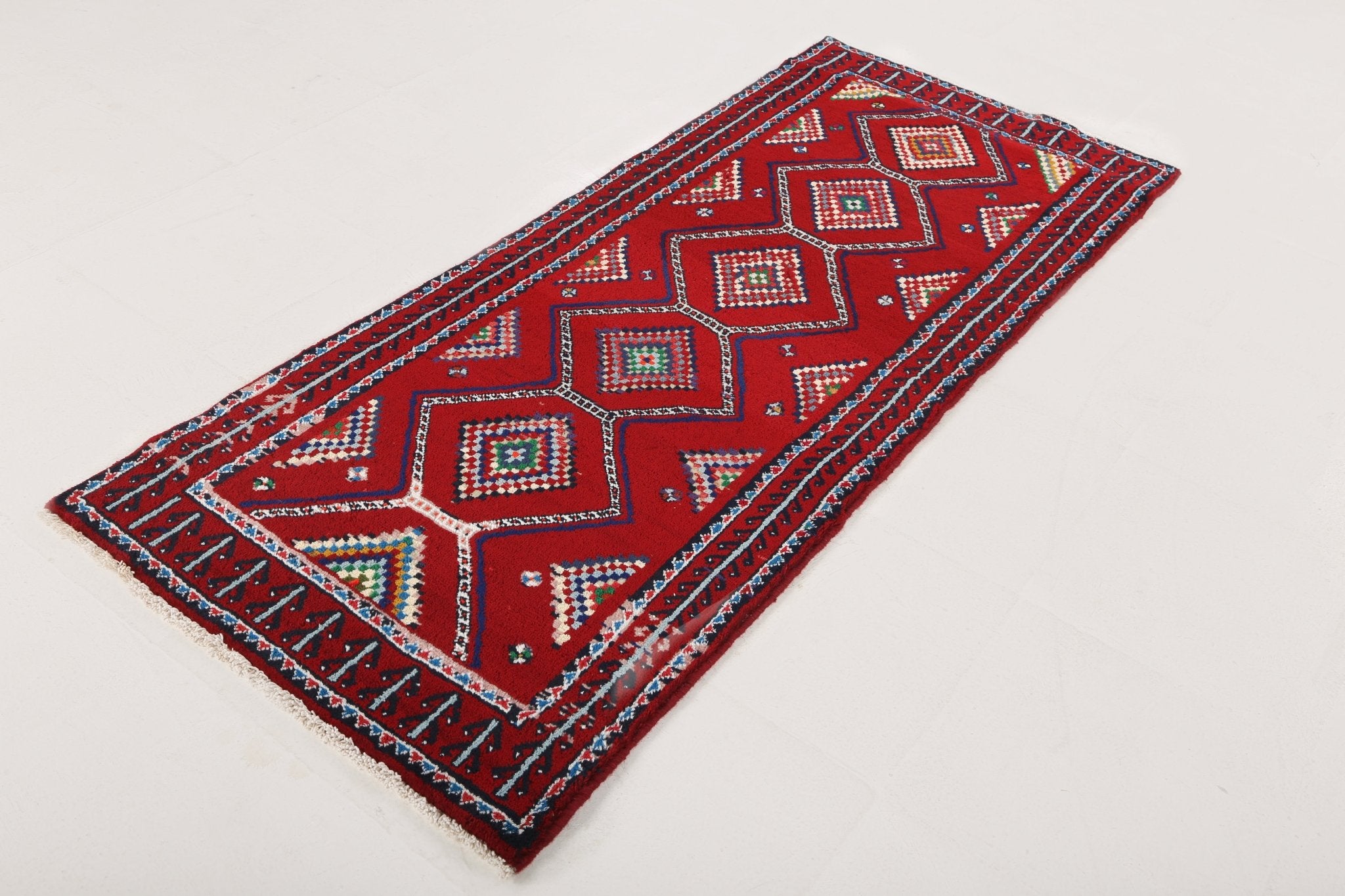 Persian Baluch Runner Rug | 2' 9" x 6' 11" - Rug the Rock - 