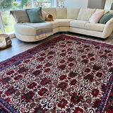 Persian Bidjar Halvai Rug | 7' 3" x 10' 10" - Rug the Rock