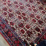 Persian Bidjar Halvai Rug | 7' 3" x 10' 10" - Rug the Rock