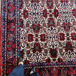 Persian Bidjar Halvai Rug | 7' 3" x 10' 10" - Rug the Rock