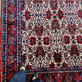 Persian Bidjar Halvai Rug | 7' 3" x 10' 10" - Rug the Rock