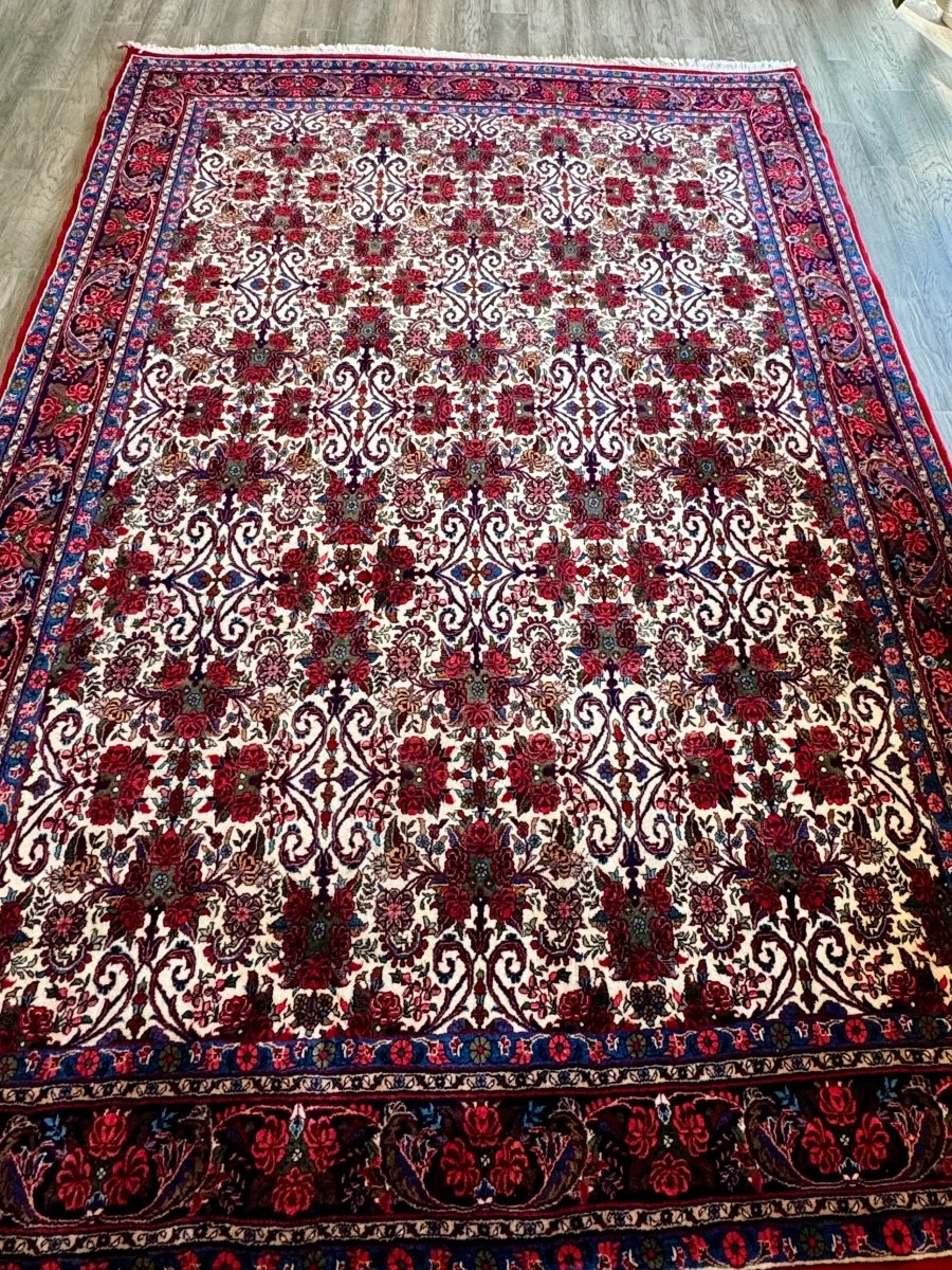 Persian Bidjar Halvai Rug | 7' 3" x 10' 10" - Rug the Rock