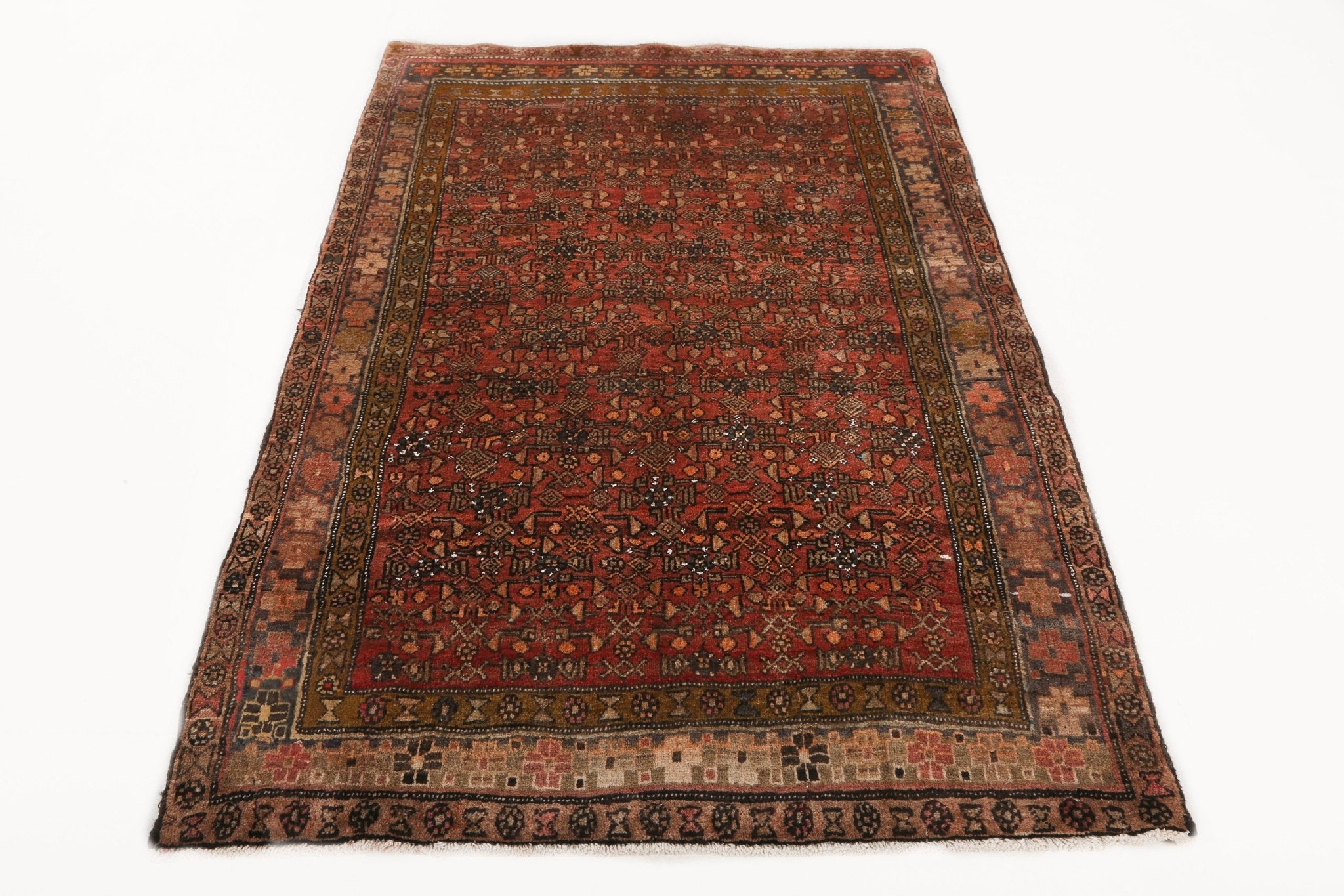 Persian Bidjar Rug | 4' 2" x 5' 9" - Rug the Rock - 