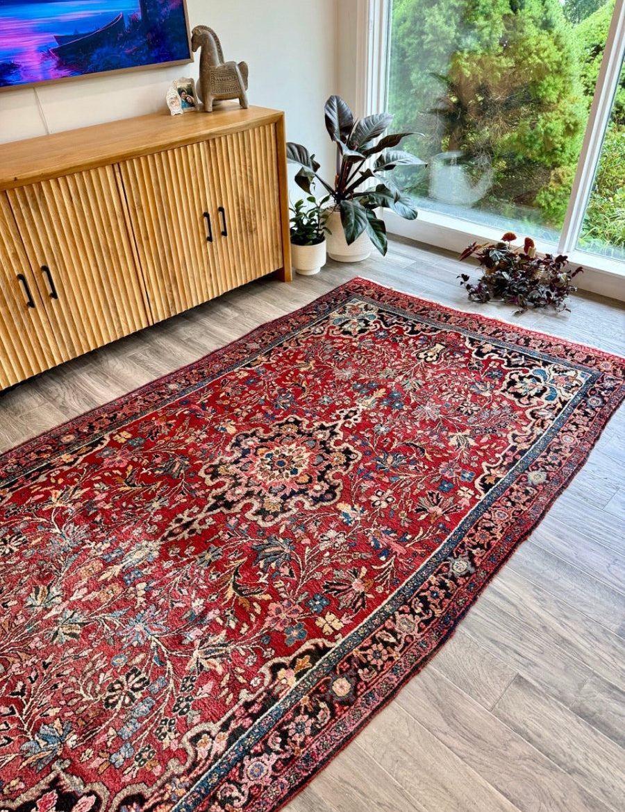 Persian Bidjar Rug | 5' 1" x 9' 2" - Rug the Rock