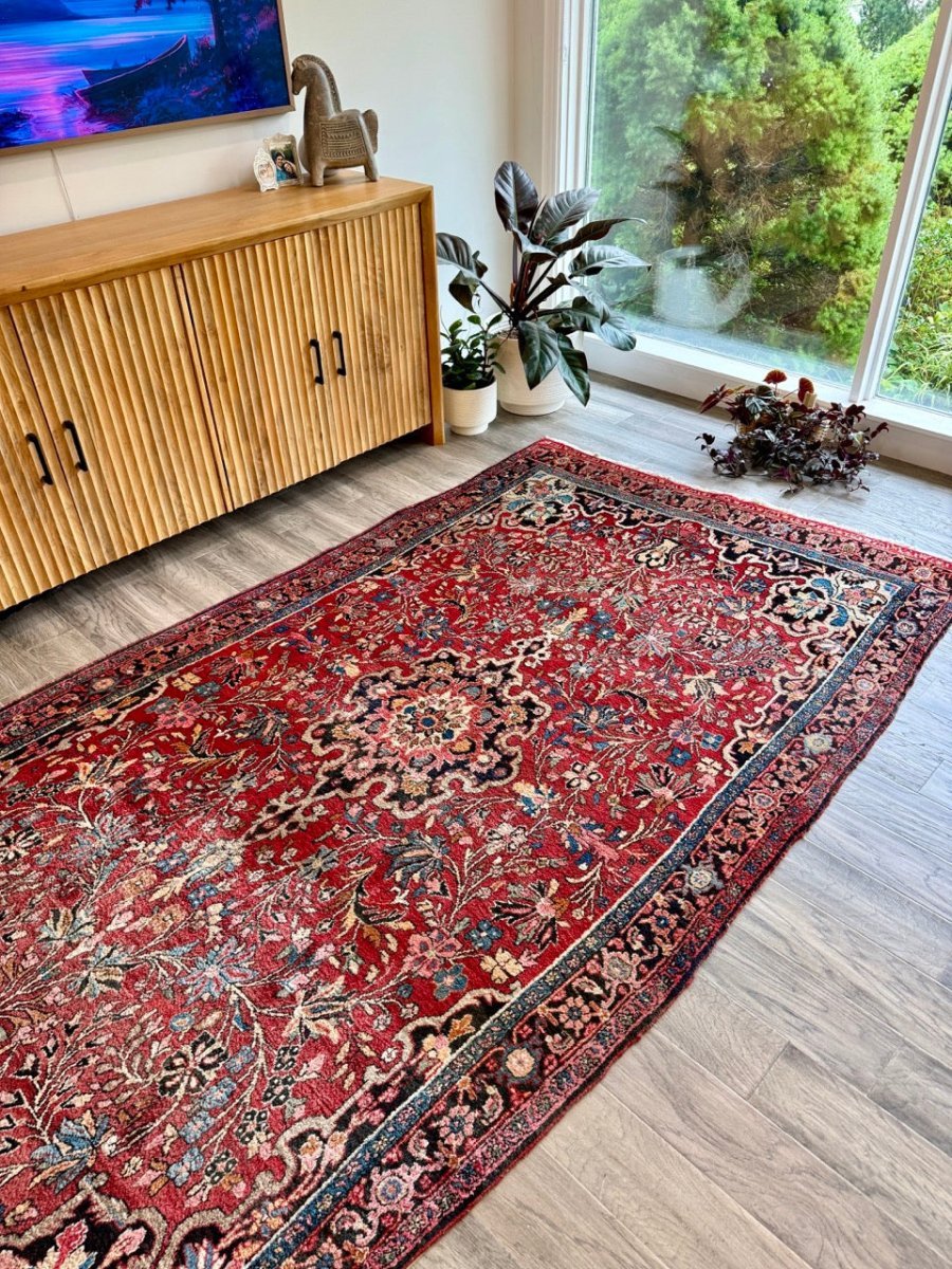 Persian Bidjar Rug | 5' 1" x 9' 2" - Rug the Rock