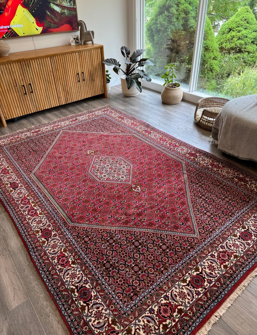 Persian Bidjar Rug | 6' 5" x 9' 9" - Rug the Rock