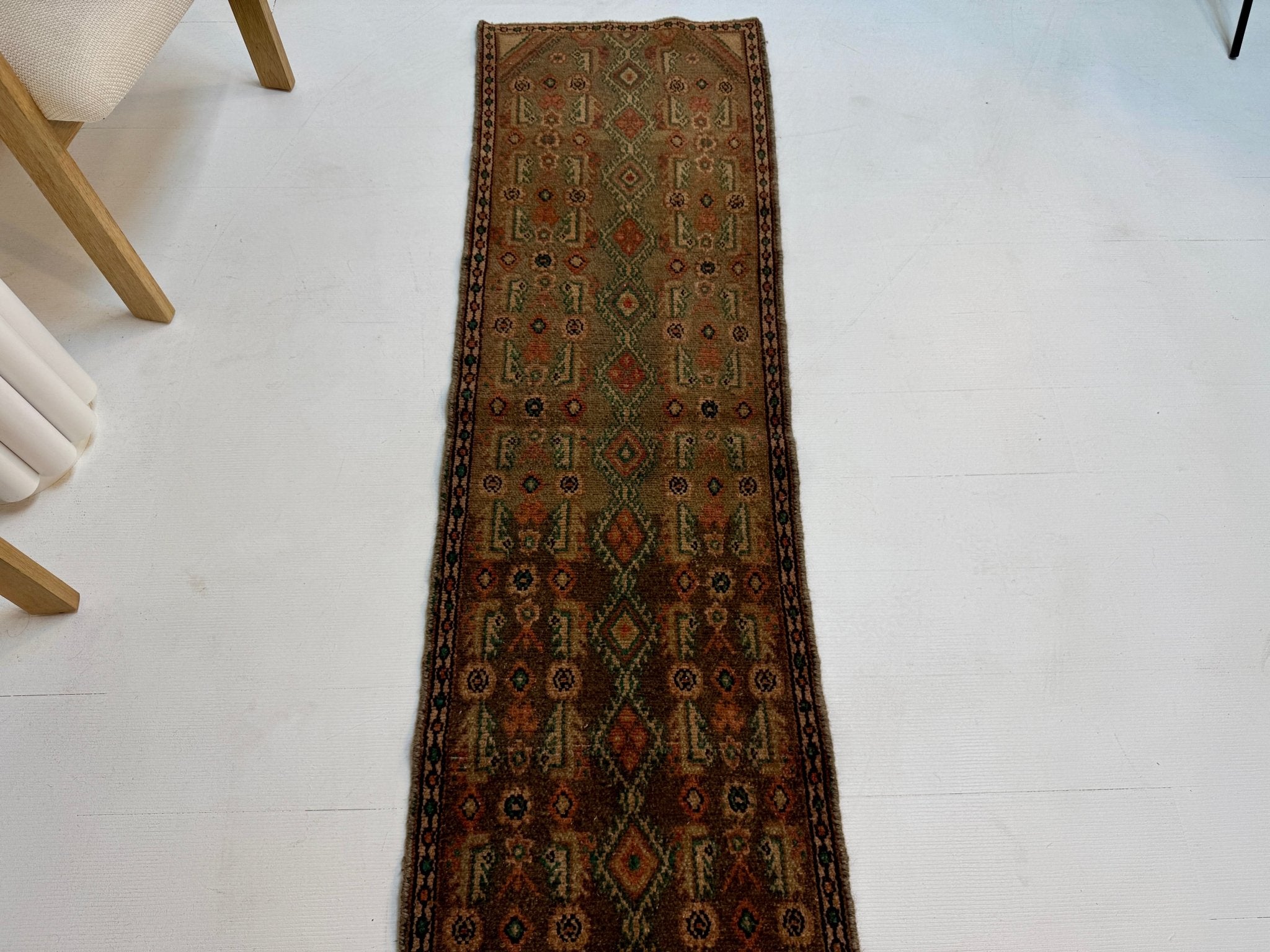 Persian Borujerd Runner Rug | 1' 10” x 6' 5" - Rug the Rock - 