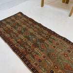 Persian Borujerd Runner Rug | 1' 10” x 6' 5" - Rug the Rock - 