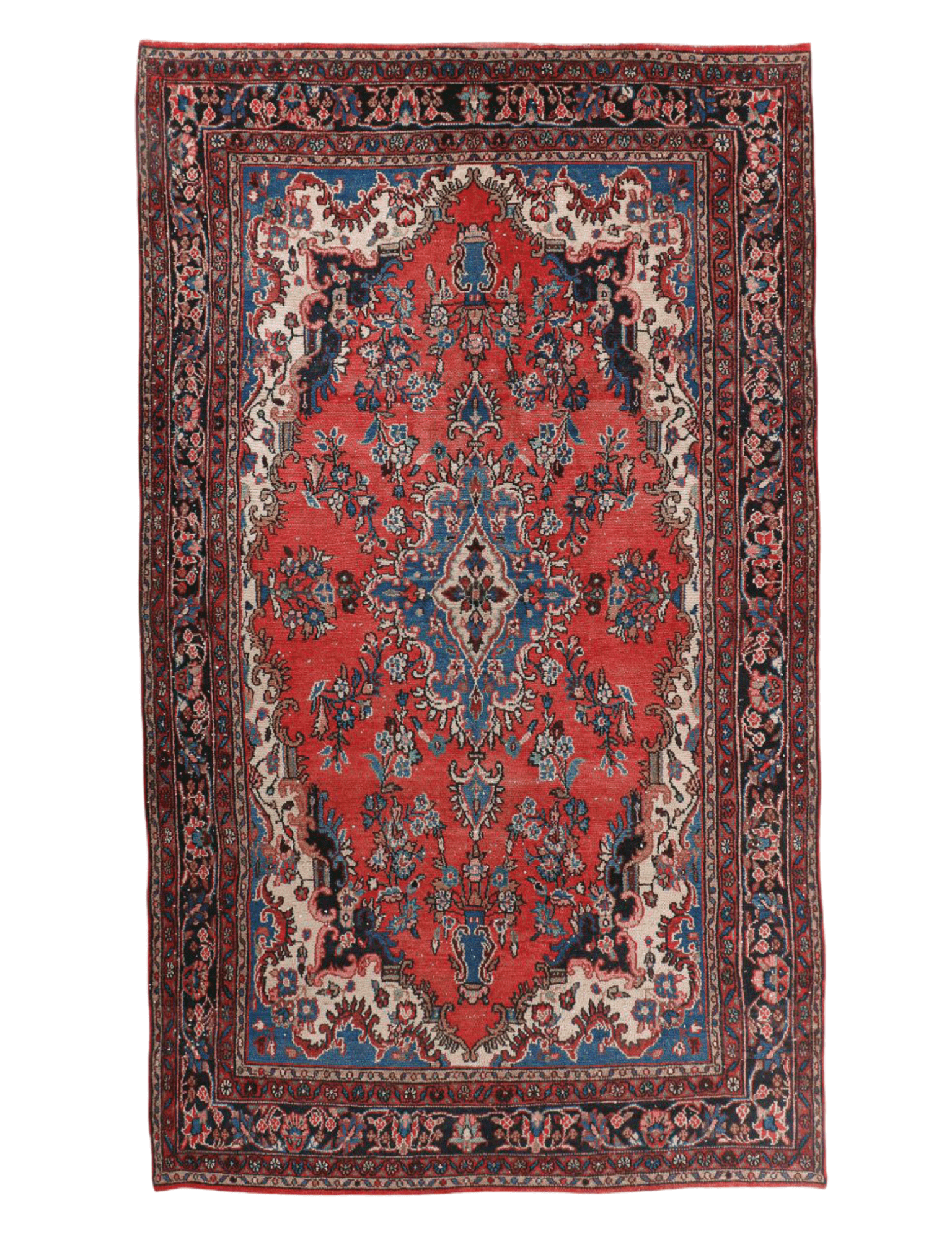 Persian Boyukabad Rug | 6' 4” x 10' 10" - Rug the Rock - 