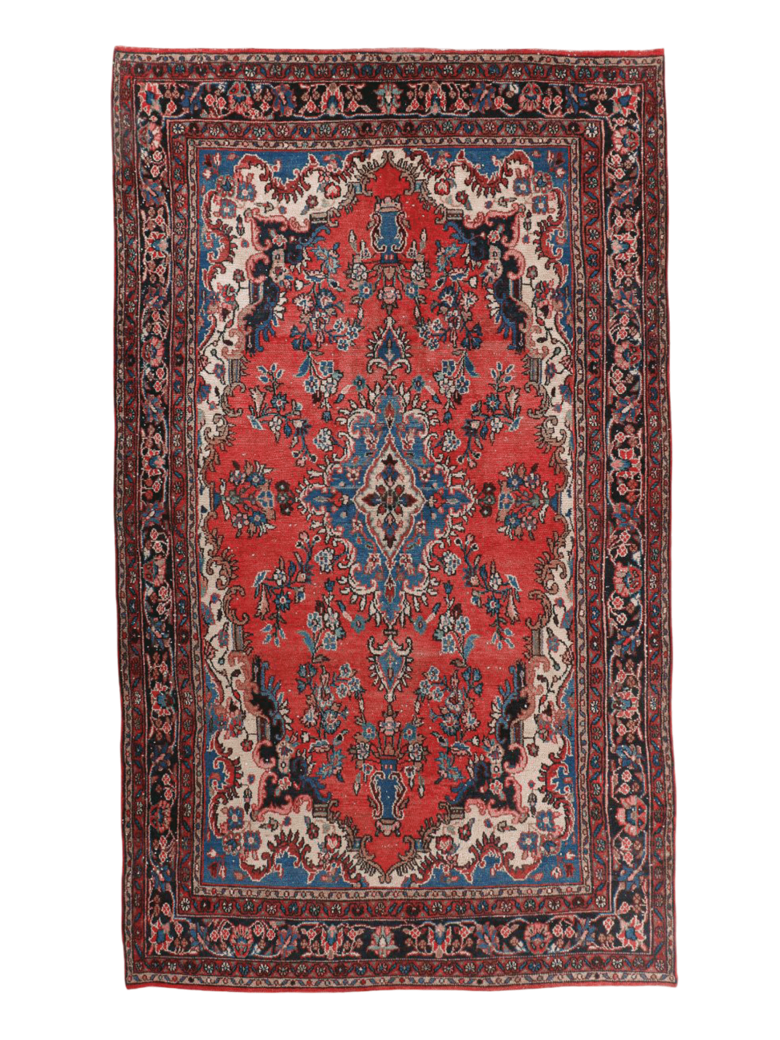 Persian Boyukabad Rug | 6' 4” x 10' 10" - Rug the Rock - 