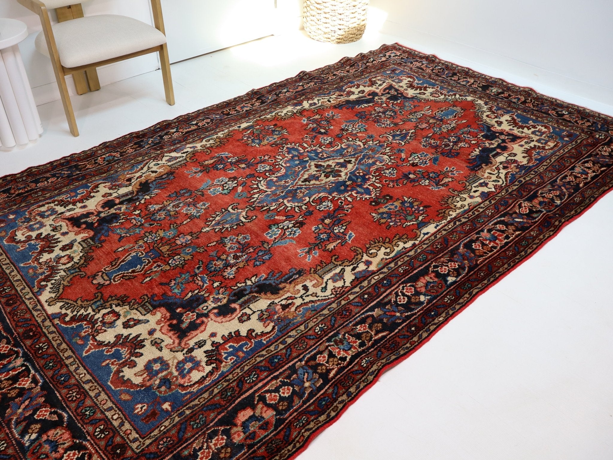 Persian Boyukabad Rug | 6' 4” x 10' 10" - Rug the Rock - 