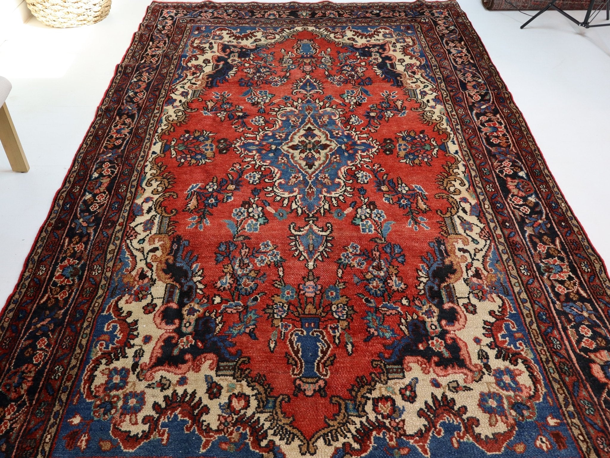 Persian Boyukabad Rug | 6' 4” x 10' 10" - Rug the Rock - 