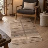 Persian Gabbeh Accent Rug — Ivory Landscape & Solitary Tree | 2'9" × 4'1" - Rug the Rock - 2 x 33 x 5available