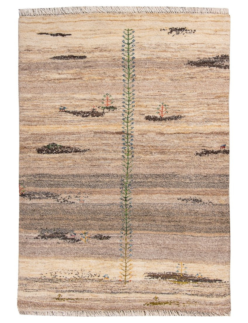 Persian Gabbeh Rug | 2' 9" x 4' 1" - Rug the Rock