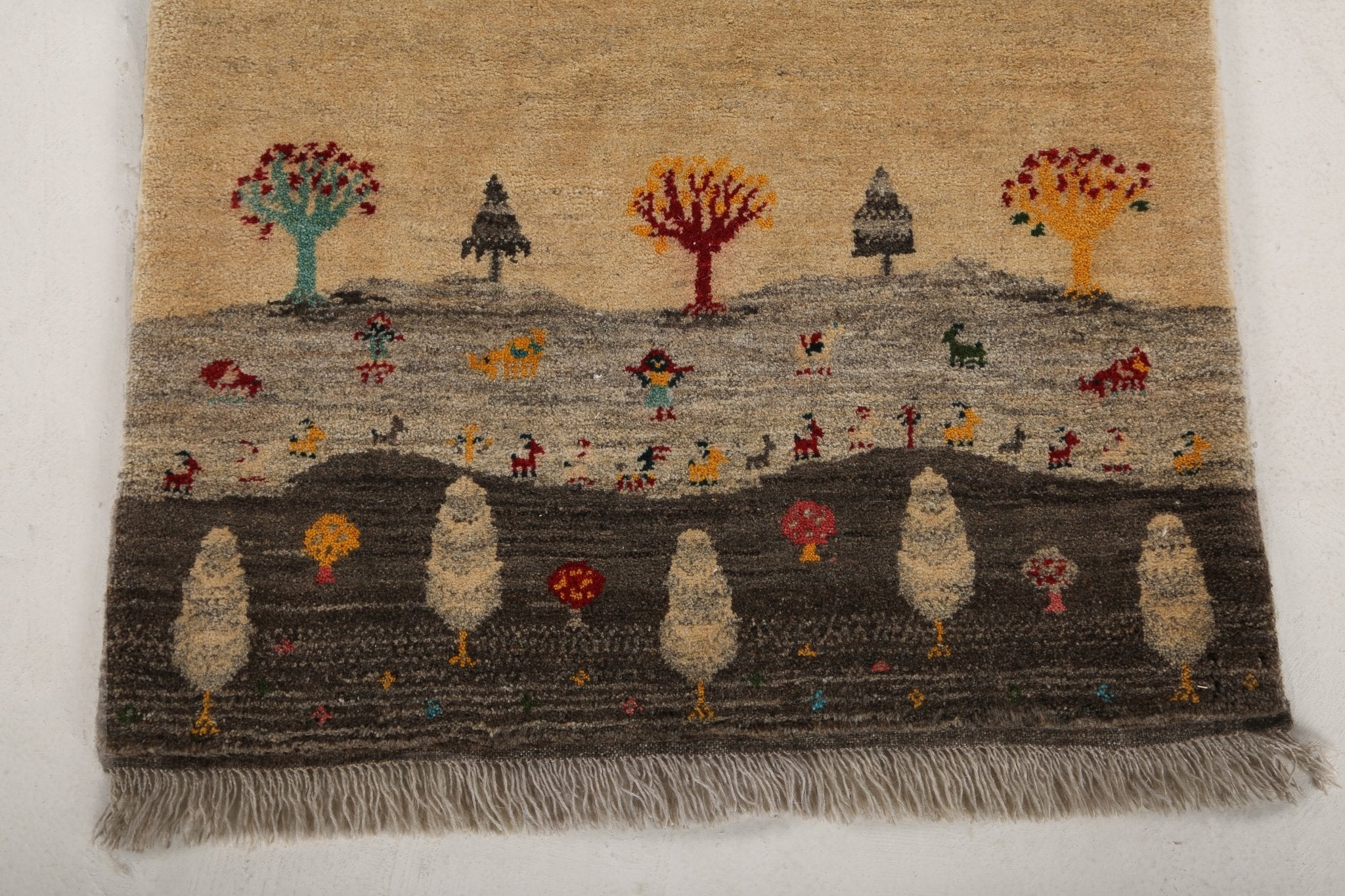 Persian Gabbeh Rug | 2' 9" x 4' - Rug the Rock - 