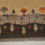 Persian Gabbeh Rug | 2' 9" x 4' - Rug the Rock - 