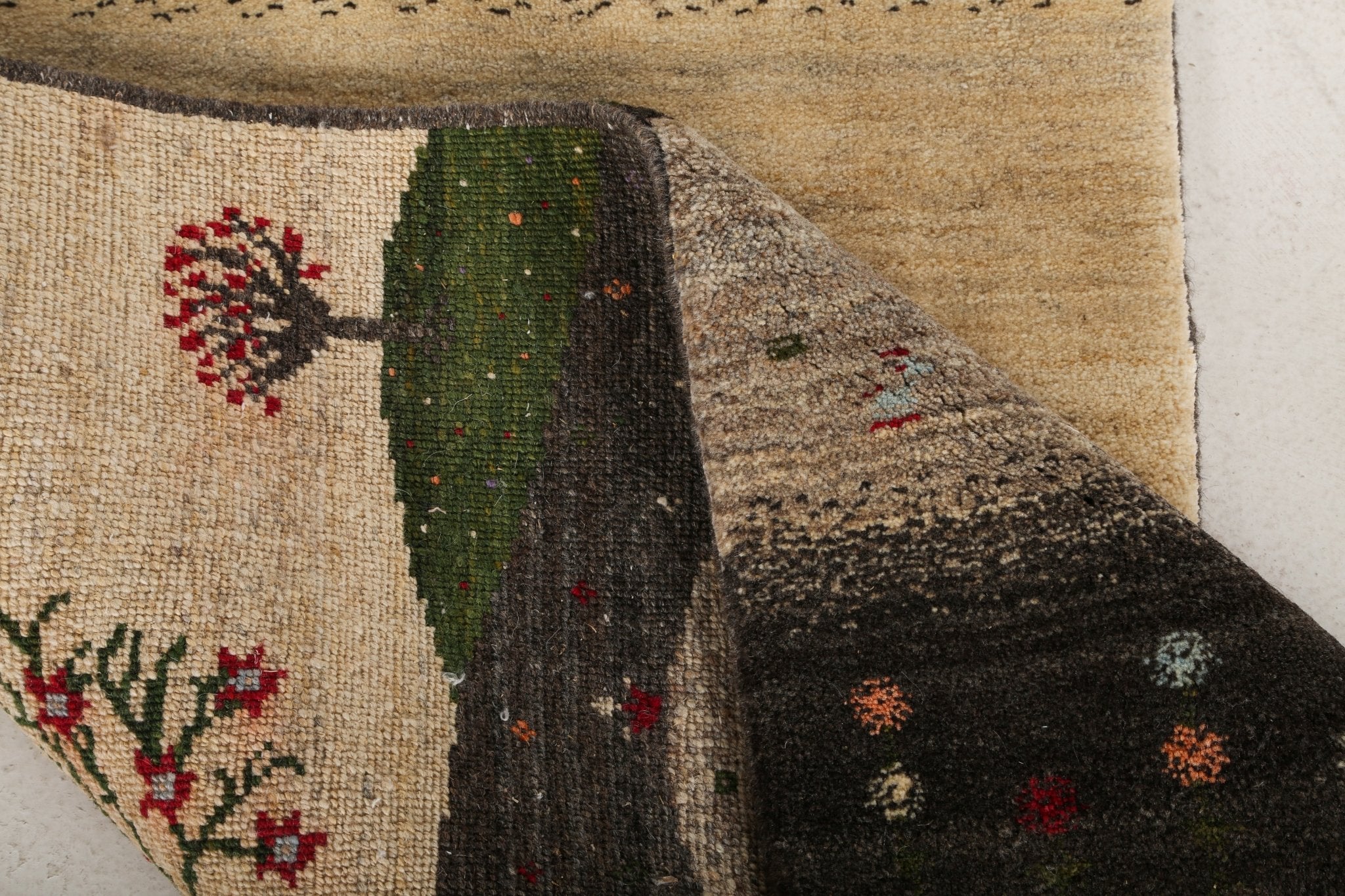 Persian Gabbeh Rug | 2' 9" x 4' 3" - Rug the Rock - 