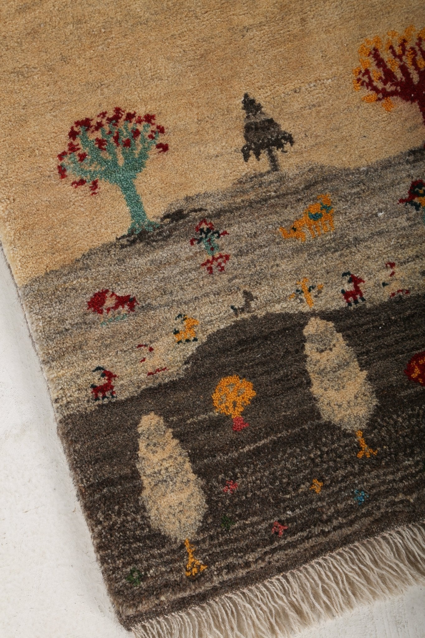 Persian Gabbeh Rug | 2' 9" x 4' - Rug the Rock - 