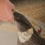 Persian Gabbeh Rug | 2' 9" x 4' - Rug the Rock - 