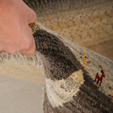 Persian Gabbeh Rug | 2' 9" x 4' - Rug the Rock - 