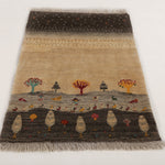 Persian Gabbeh Rug | 2' 9" x 4' - Rug the Rock - 
