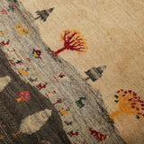 Persian Gabbeh Rug | 2' 9" x 4' - Rug the Rock - 