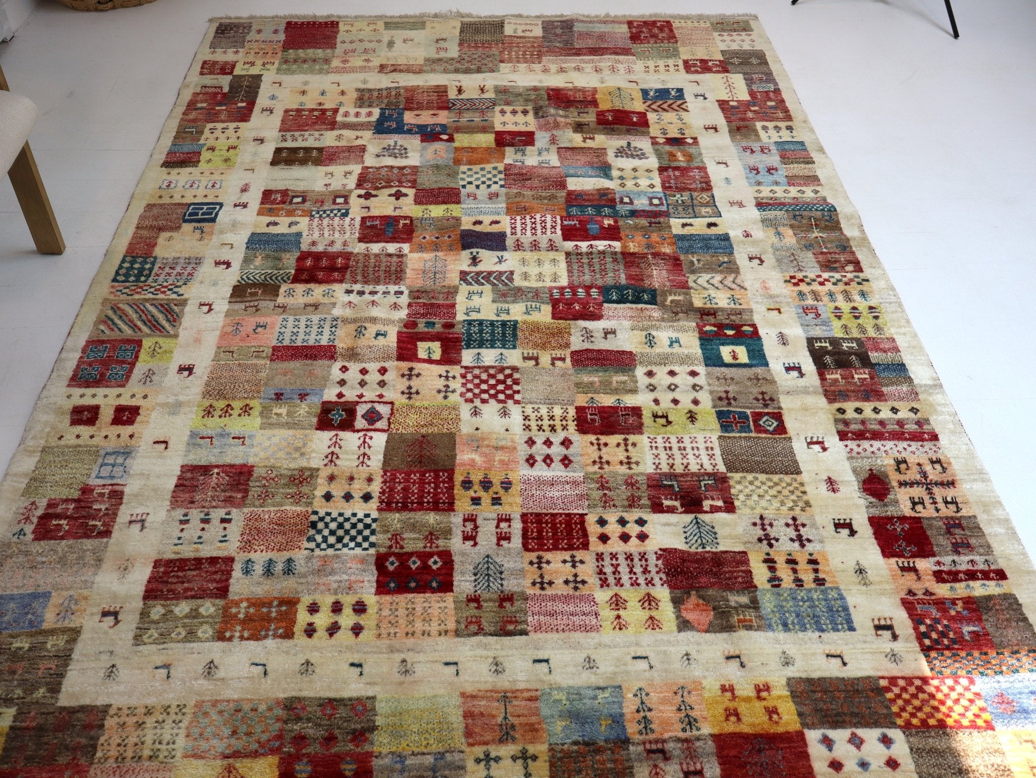 Persian Gabbeh Rug | 6' 3" x 9' 7" - Rug the Rock - 5 x 86 x 86 x 9