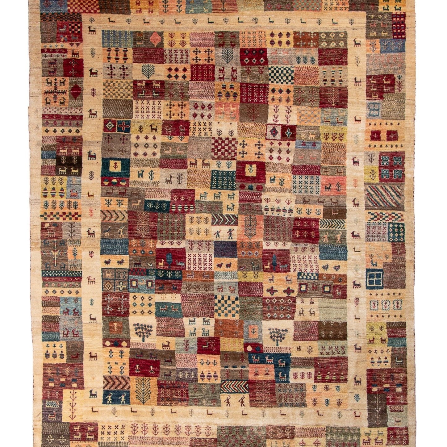 Persian Gabbeh Rug | 6' 3" x 9' 7" - Rug the Rock - 5 x 86 x 86 x 9
