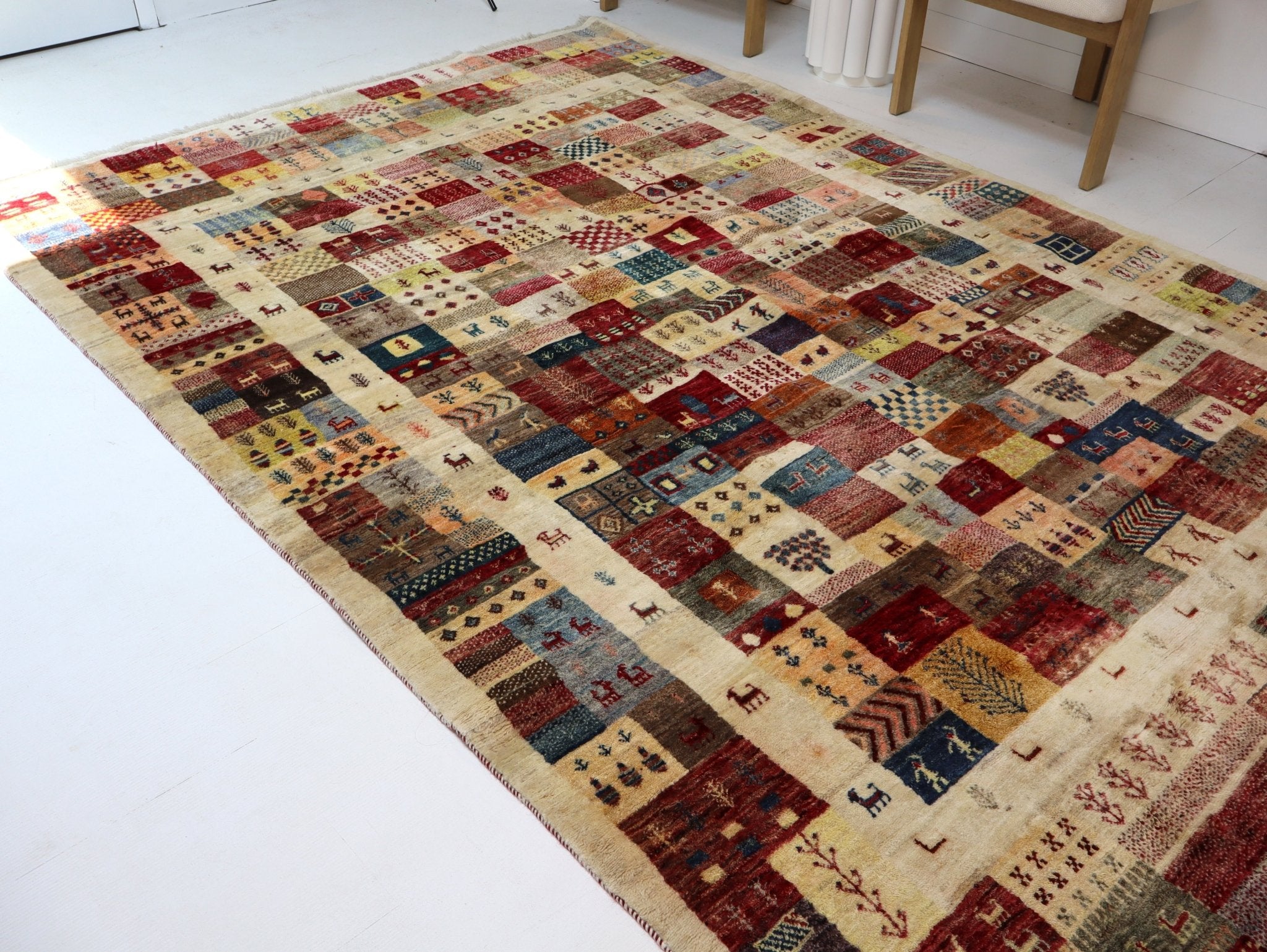 Persian Gabbeh Rug | 6' 3" x 9' 7" - Rug the Rock - 5 x 86 x 86 x 9