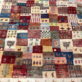 Persian Gabbeh Rug | 6' 3" x 9' 7" - Rug the Rock - 5 x 86 x 86 x 9