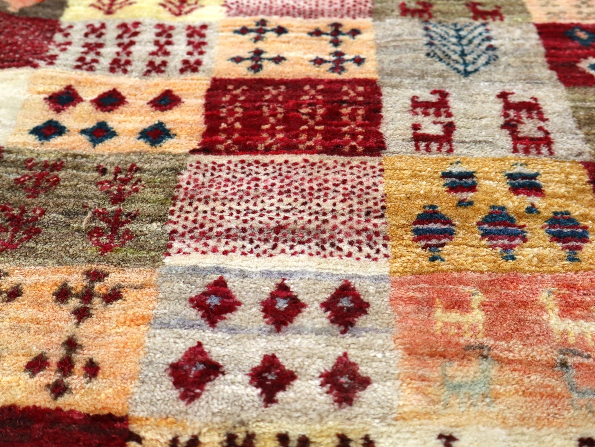 Persian Gabbeh Rug | 6' 3" x 9' 7" - Rug the Rock - 5 x 86 x 86 x 9