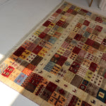 Persian Gabbeh Rug | 6' 3" x 9' 7" - Rug the Rock - 5 x 86 x 86 x 9