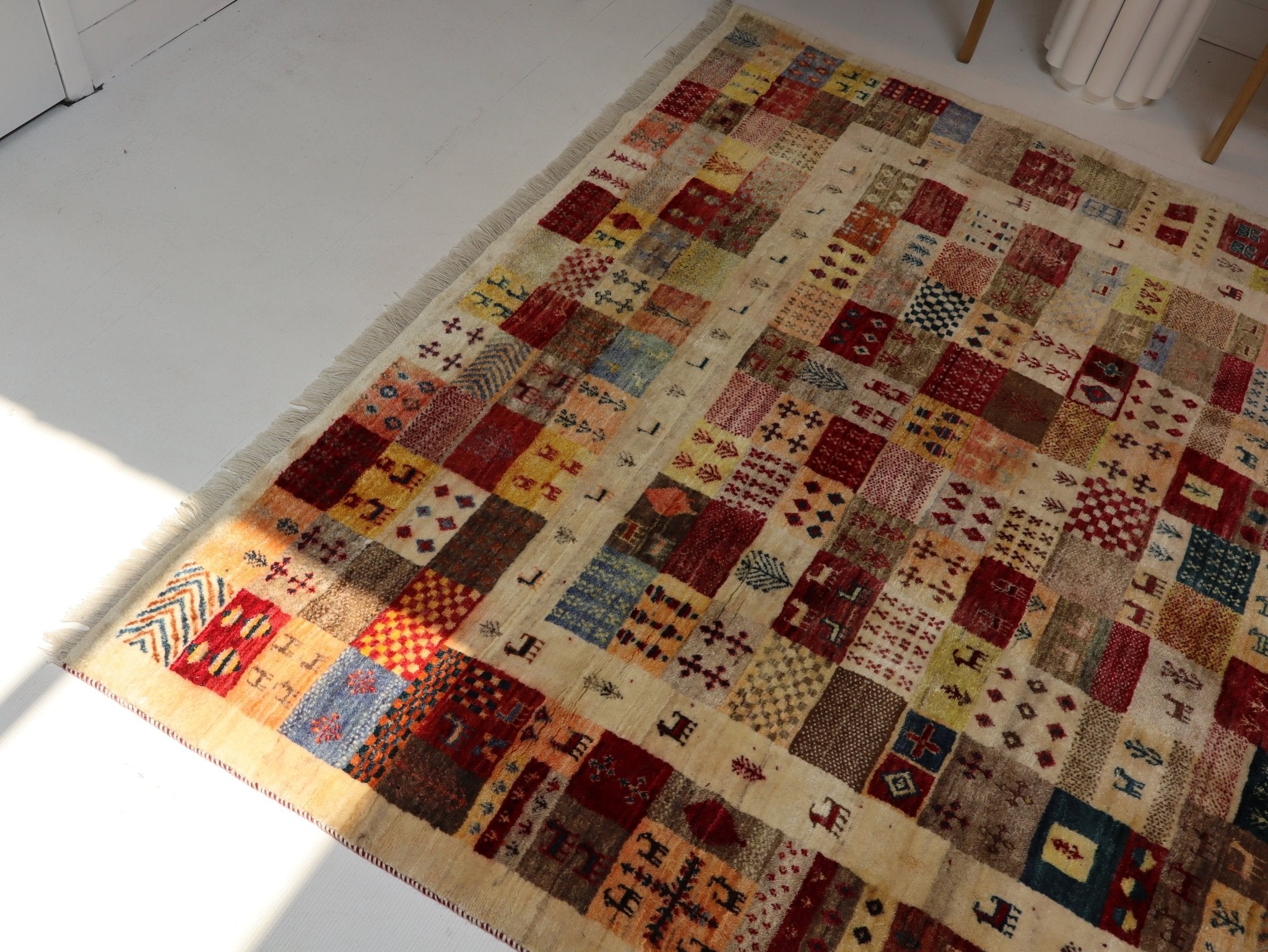 Persian Gabbeh Rug | 6' 3" x 9' 7" - Rug the Rock - 5 x 86 x 86 x 9