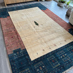 Persian Gabbeh Rug | 6' 7" x 10' 2" - Rug the Rock