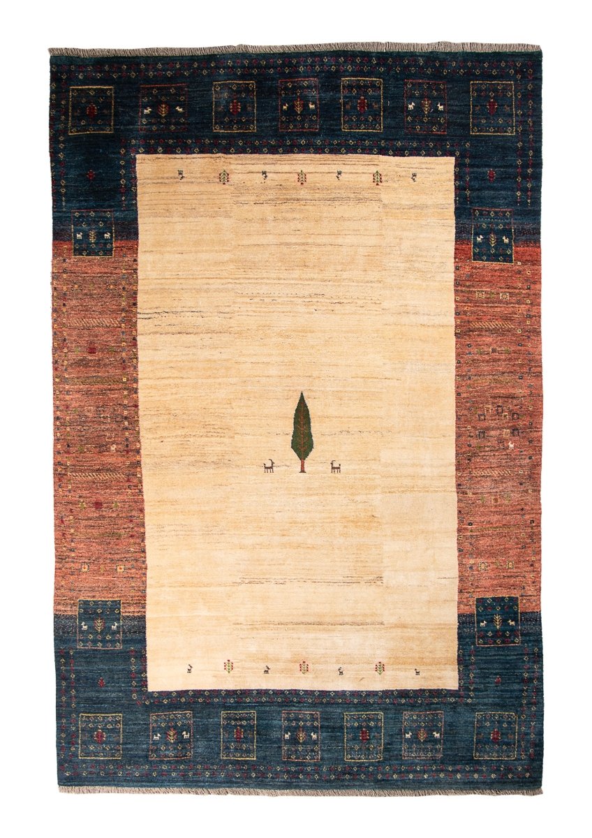 Persian Gabbeh Rug | 6' 7" x 10' 2" - Rug the Rock