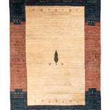 Persian Gabbeh Rug | 6' 7" x 10' 2" - Rug the Rock