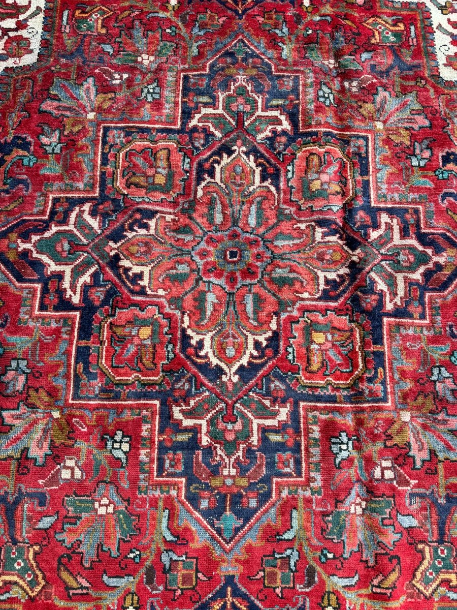 Persian Gorevan Heriz Rug | 8' 1" x 11' 5" - Rug the Rock