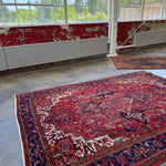 Persian Gorevan Heriz Rug | 8' 1" x 11' 5" - Rug the Rock