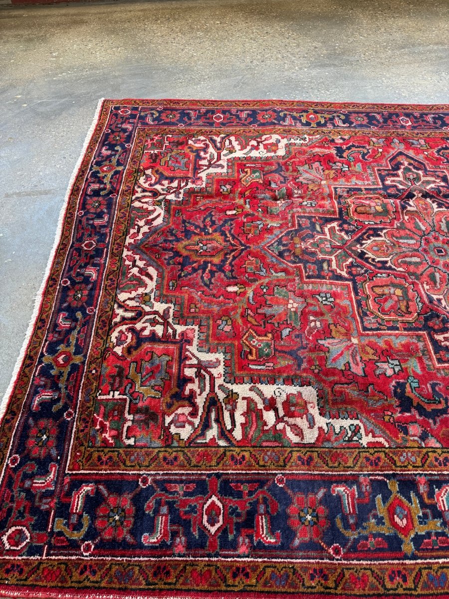 Persian Gorevan Heriz Rug | 8' 1" x 11' 5" - Rug the Rock