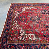 Persian Gorevan Heriz Rug | 8' 1" x 11' 5" - Rug the Rock