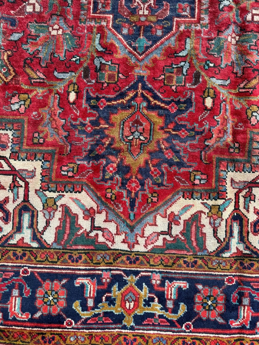 Persian Gorevan Heriz Rug | 8' 1" x 11' 5" - Rug the Rock