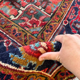 Persian Gorevan Heriz Rug | 8' 1" x 11' 5" - Rug the Rock