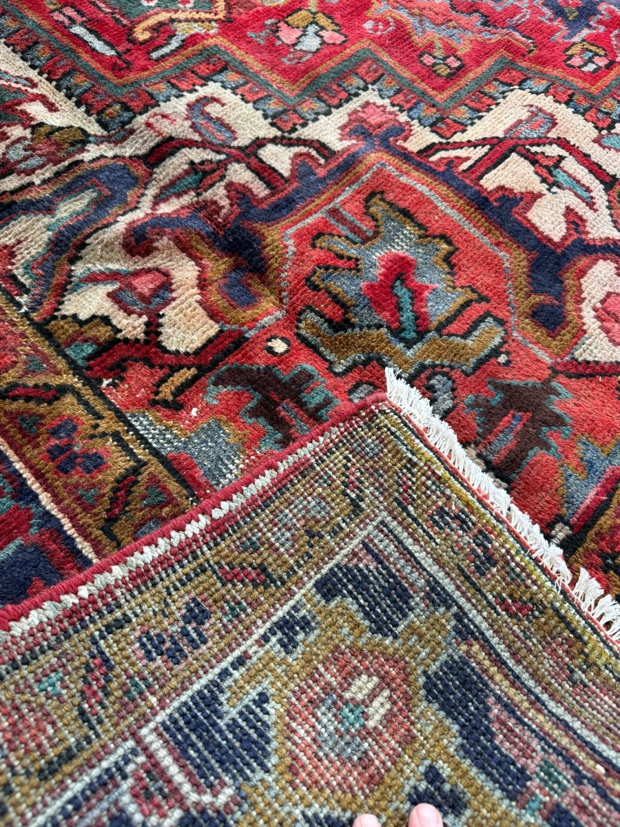 Persian Gorevan Heriz Rug | 8' 1" x 11' 5" - Rug the Rock