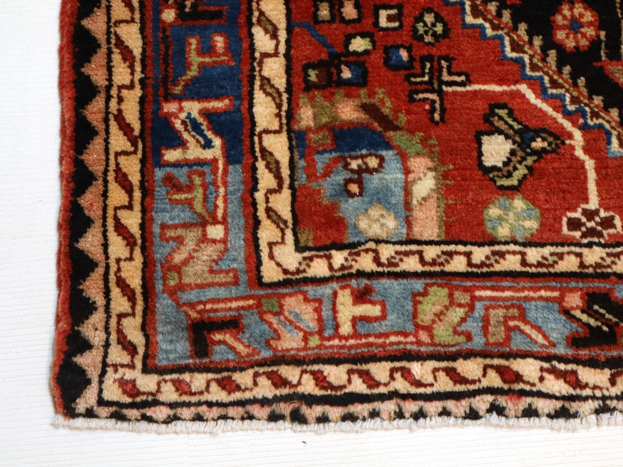 Persian Hamadan Rug | 2' 10” x 4' 11" - Rug the Rock - 