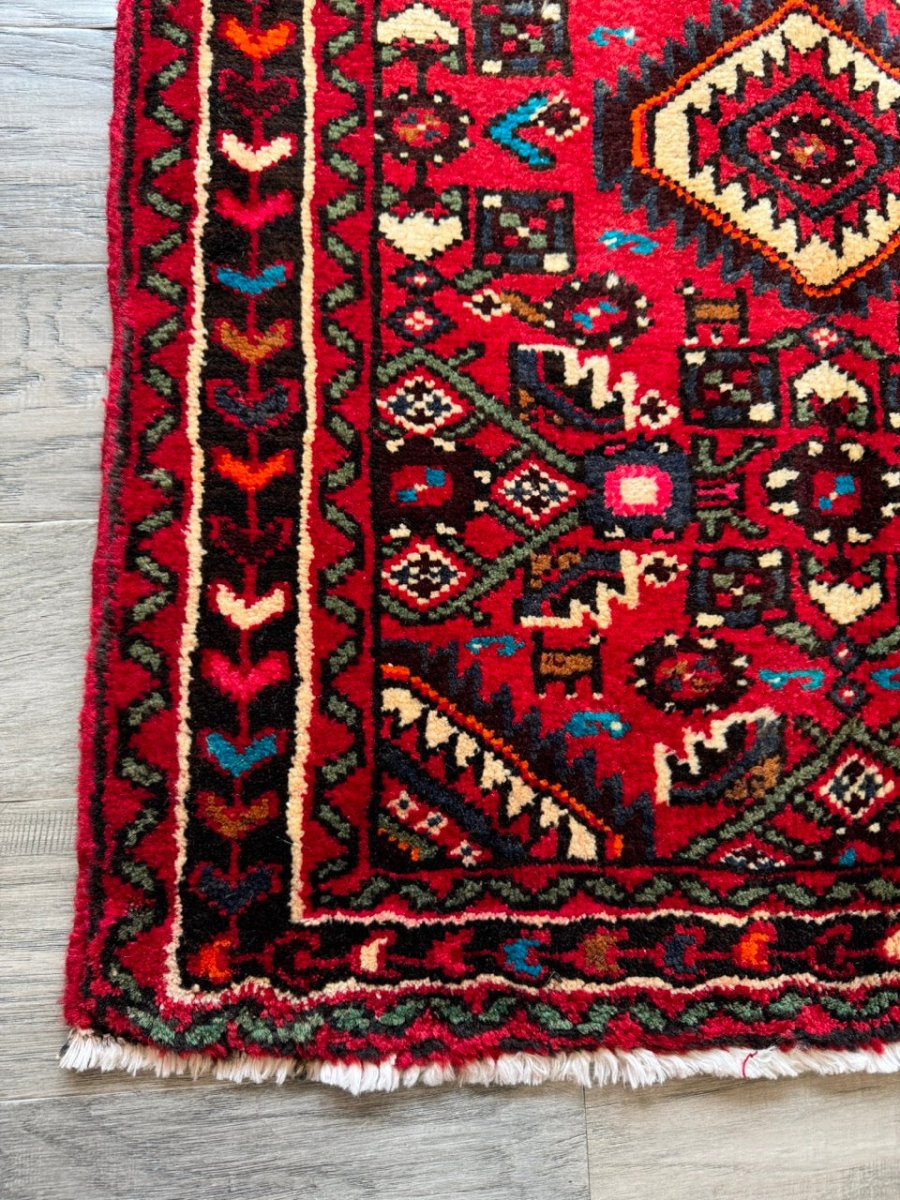 Persian Hamadan Rug | 2' 4" x 3' 1" - Rug the Rock