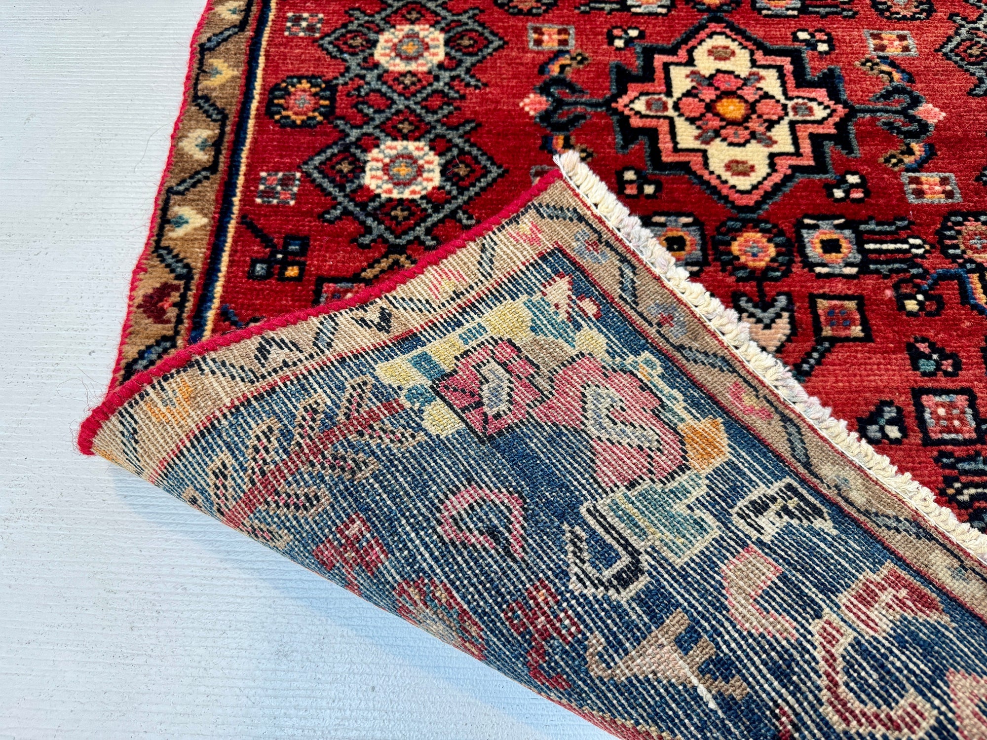 Persian Hamadan Rug | 2' 5” x 4' - Rug the Rock - 