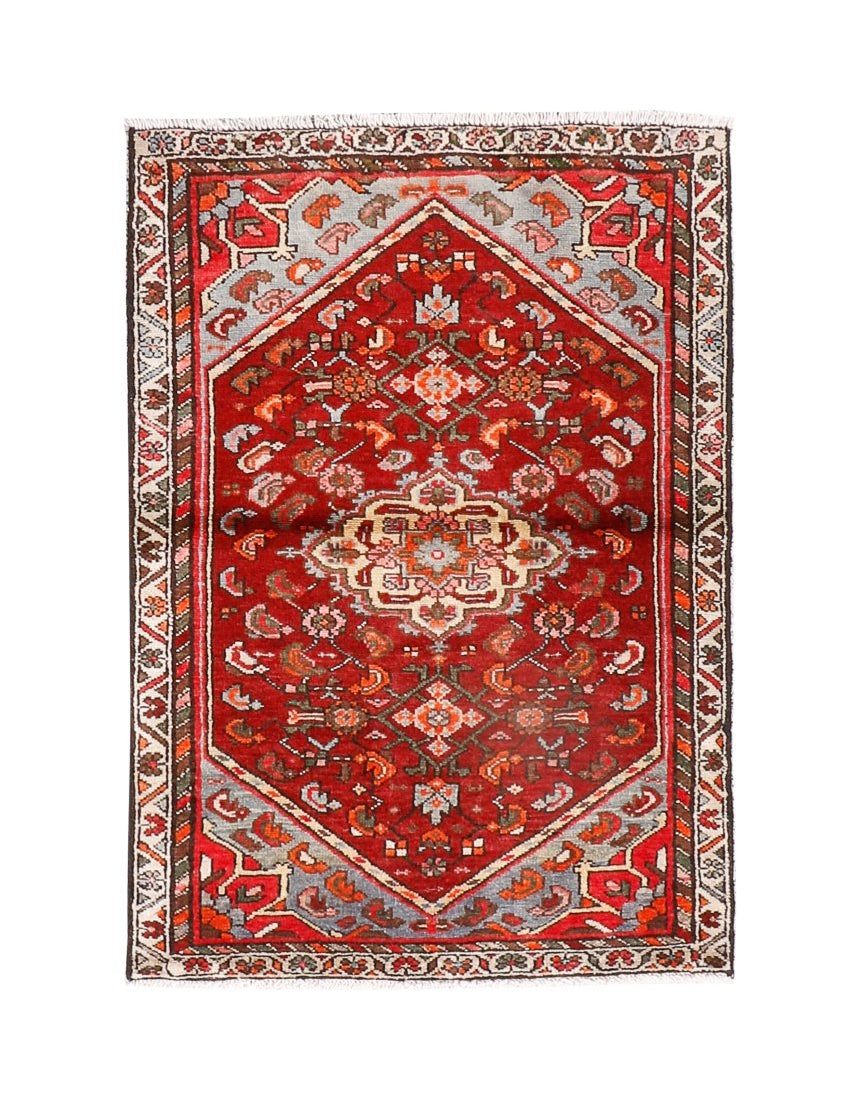 Persian Hamadan Rug | 2' 7” x 3' 10" - Rug the Rock - 