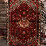 Persian Hamadan Rug | 2' 7” x 3' 10" - Rug the Rock - 