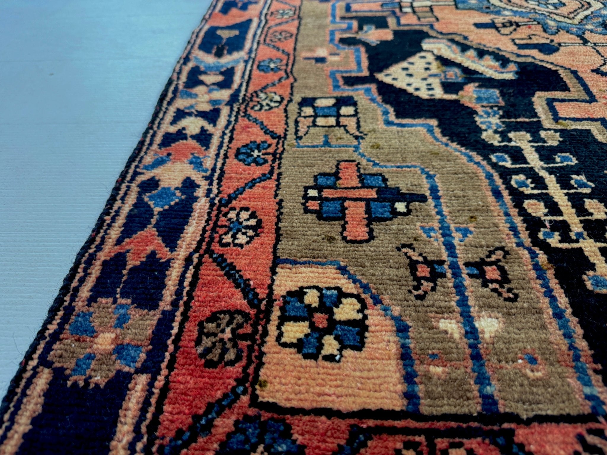 Persian Hamadan Rug | 3' 1” x 4' 5" - Rug the Rock - 