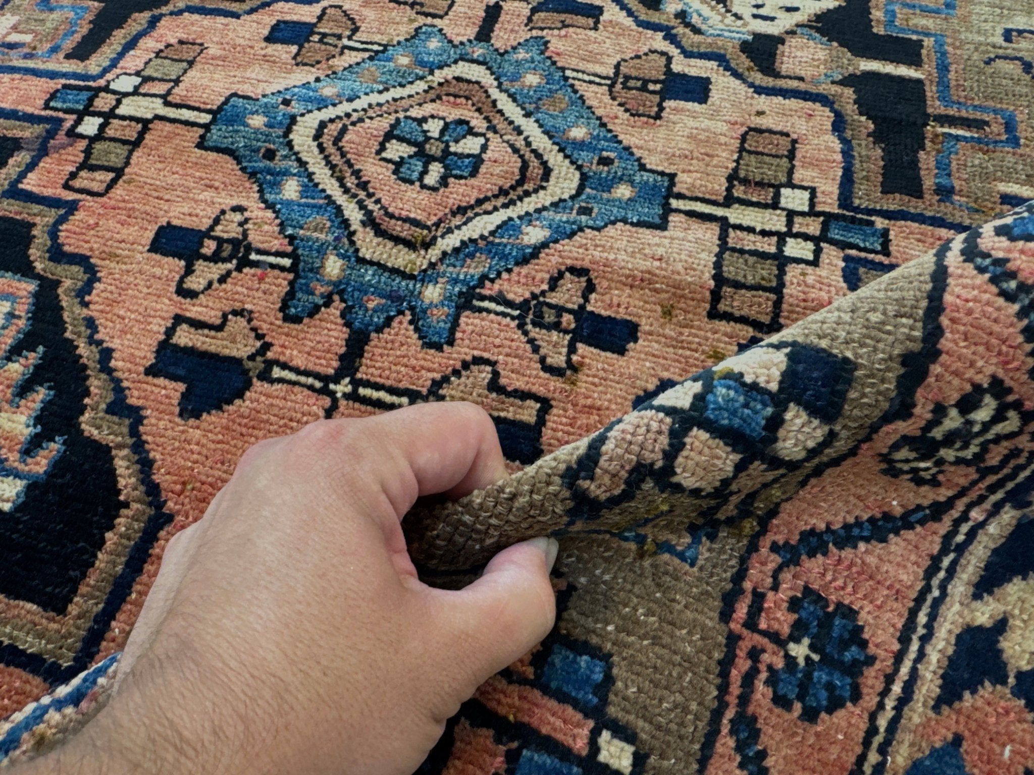 Persian Hamadan Rug | 3' 1” x 4' 5" - Rug the Rock - 